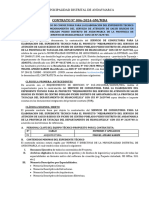 Contrato 006 - Servicio de Elaboracion Expediente Centro de Salud Pichiu