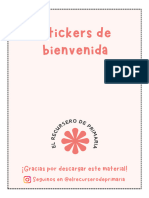 Stickers de Bienvenida