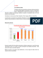 Informe La Educación en Bolivia y América Latina