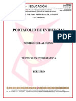Portafolio de Evidencias - CBT3 - Ciclo 2023-2024
