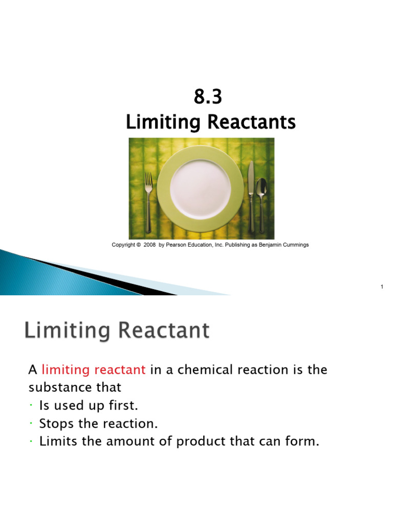 Limitingreactants 170308052223 | PDF | Mole (Unit) | Chemistry