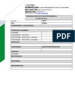 Plano de Aula Banca Docente