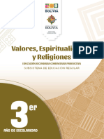 3er Año de Escolaridad - Valores, Espiritualidades y Religiones (2024)