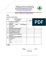 Ceklist Persiapan Rujukan