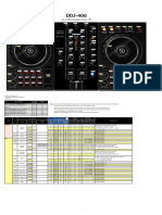 DDJ-400 MIDI Message List E1