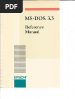 Manual Ms-Dos 3.3