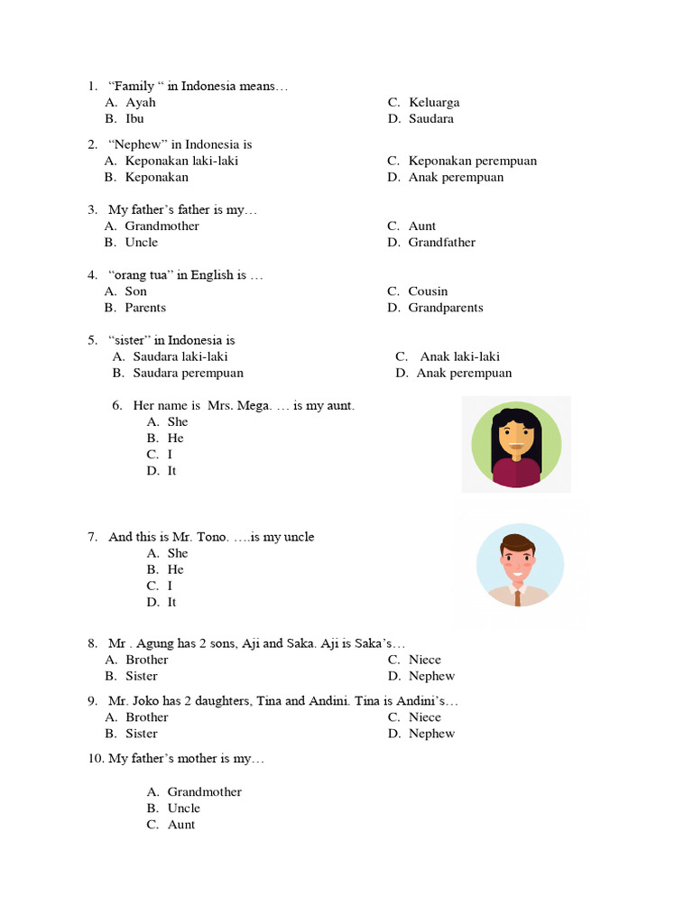 soal ulangan harian kelas 3 tema 5 6 7 8