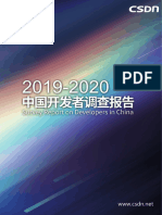 2019-2020 中国开发者调查报告完整版