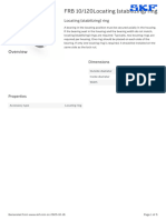 SKF FRB 10 - 120locating (Stabilizing) Ring Specification