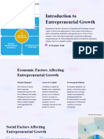 Introduction To Entrepreneurial Growth