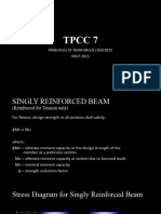 TPCC 7 Singly RC Beam