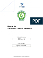 Dec - Manual Sistema de Gestión Ambiental - Reedición - Copia No Controlada