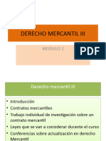 Derecho Mercantil III MODULO 1