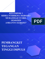 Pembangkitan Tegangan Tinggi Impuls