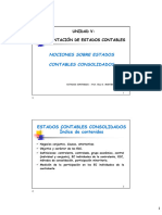 Unidad V ESTADOS CONTABLES CONSOLIDADOS - Presentación PowerPoint Clase 2023