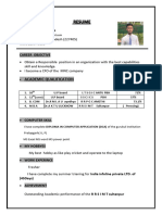 Vinod Mba Resume 1