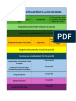 Calendario para Tesina de La EEEES