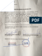 Declaración Jurada Estado Civil