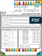 Examen Segundo Trimestre - Sexto - Ciclo 23 - 24