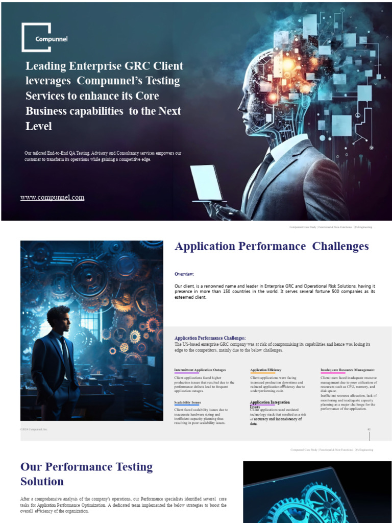 Compunnel QA Testing Case Study Insights | PDF | Security | Computer ...