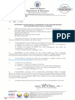 DM No. 109, S. 2024 - Writeshop On The School Contingency Plan For Earthquake and Hydrometeorological Hazards