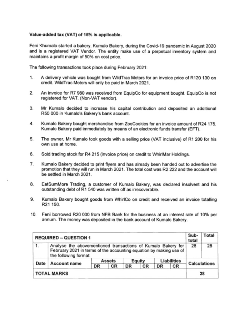 04+practical+example+3+ Kumalo | PDF