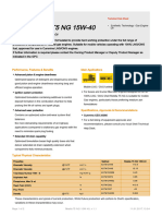 Shell Rotella T5 NG 15W 40 Datasheet