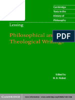 (Cambridge Texts in The History of Philosophy) Gotthold Ephraim Lessing, H. B. Nisbet - Lessing - Philosophical and Theological Writings - Cambridge University Press (2005)