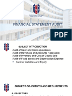 FS Audit. Chapter 0