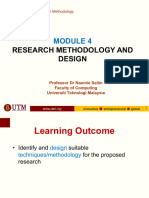 Module 4 - Research Methodology and Design