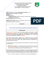 Planeación Multigrado - Ed Física - Aprendizaje 3 - Conductas Psicomotoras - Patrones Básicos de Movimiento