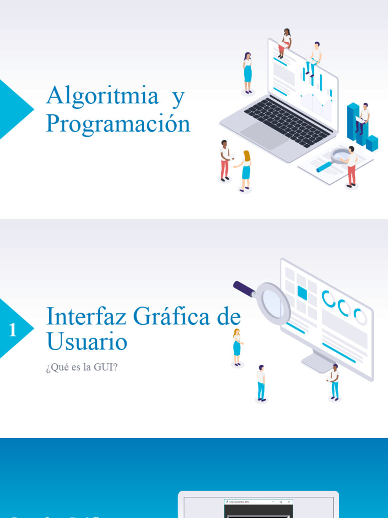 Tema - Interfaz Gráfica de Usuario | PDF | Interfaces gráficas de ...