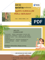 Aksi Nyata Perubahan Kurikulum