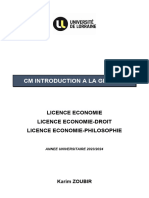L1 - Introduction Aì La Gestion - Cours