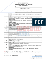 Chemistry Sectionwise Analysis