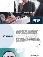 Types of Audit and Audit Reports