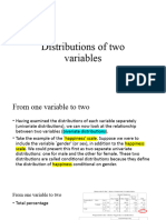 5 Distributions of Two Variables