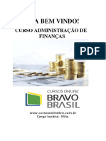 Curso Administração de Finanças