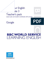 Keep Your English Uptodate3 Teacher's Pack Google: Lesson Plan and Student Worksheets With Answers