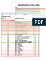 Kusakari Ship Supply - Quotation For 15 Days