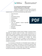 Guia Orientacion para Elaboracion Del Proyecto de Tesis