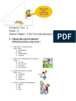 Grade 6 Formative Test 2 Chapter2