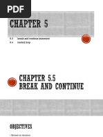 Python Chapter 5.3-5.4