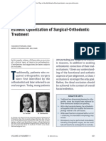 Esthetic Optimization of Surgical-Orthodontic Treatment