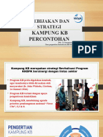 Materi Kebijakan Dan Strategi Kampung KB Percontohan