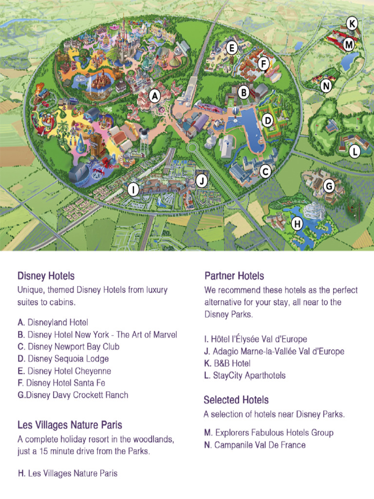 Disneyland Paris PDF Map