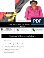 AORC Webinar - Document Storing and Archiving - Presentation Ombudsman Angola (EN)