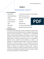 Charla 5 Comunicacion Asertiva