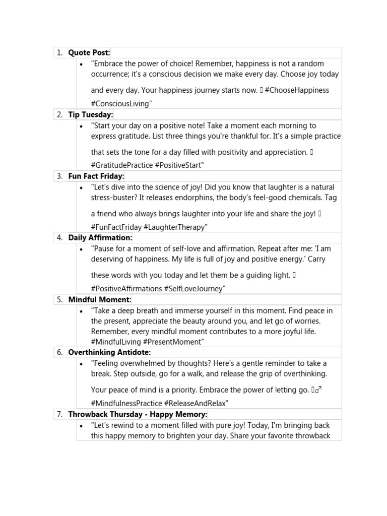 Quote Post Tip | PDF