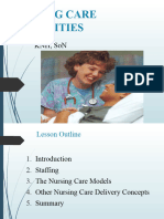 Nursing Modalities CARE